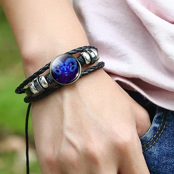 Young & Forever™ Zodiac Bracelet – All 12 Signs | Unisex Design for Men &amp; Women
