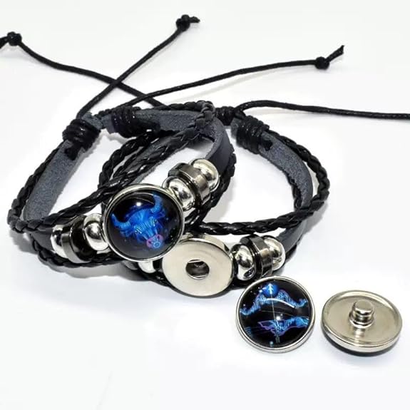 Young & Forever™ Zodiac Bracelet – All 12 Signs | Unisex Design for Men &amp; Women