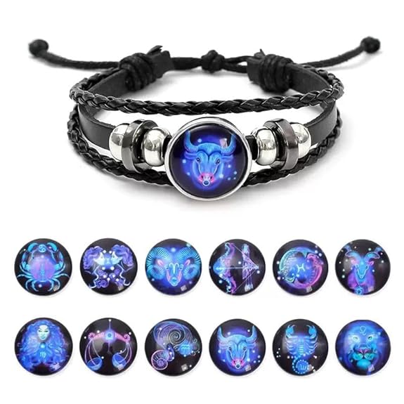 Young & Forever™ Zodiac Bracelet – All 12 Signs | Unisex Design for Men &amp; Women