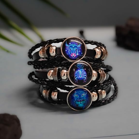 Young & Forever™ Zodiac Bracelet – All 12 Signs | Unisex Design for Men &amp; Women