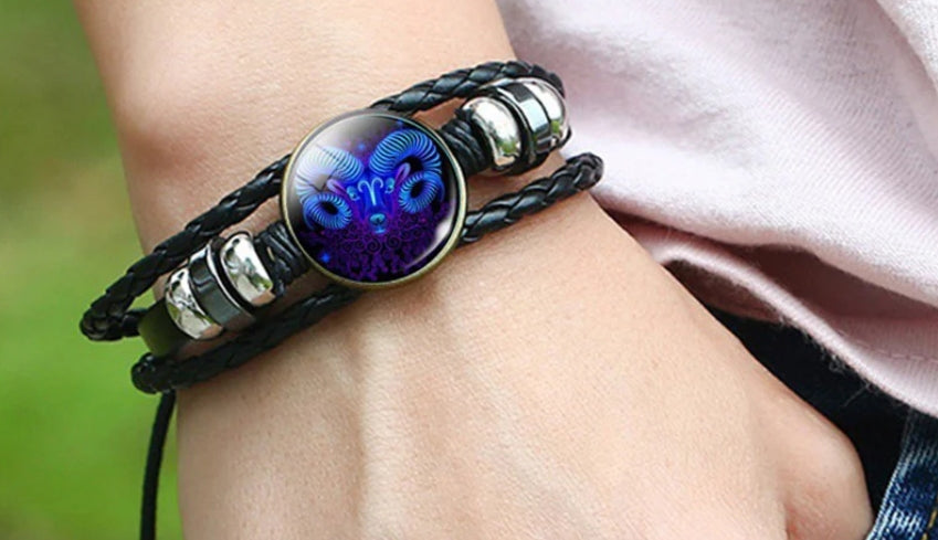 Young & Forever™ Zodiac Bracelet – All 12 Signs | Unisex Design for Men &amp; Women